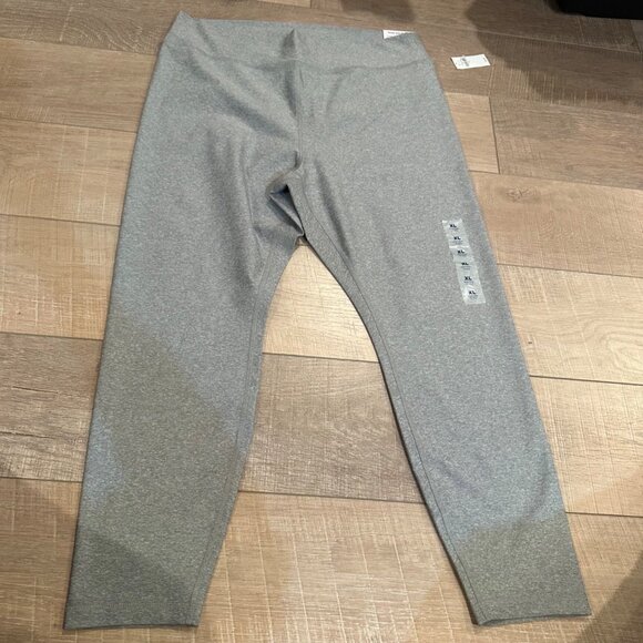 OLD NAVY CLOUD GO DRY LIGHT COMPRESSION LEGGINGS NEW GRAY XL - Picture 1 of 11
